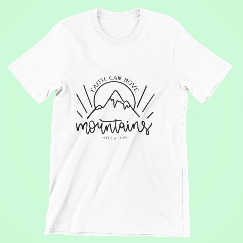 Mountain Unisex Crew Neck T-Shirt - Cherish Gifting